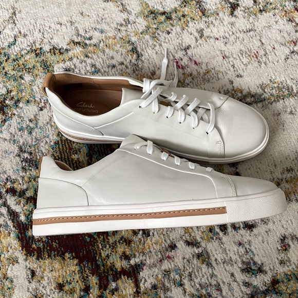 New Clark white sneakers, size 9 - Picture 2 of 12